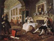 fashionable marriage - breakfast scene, William Hogarth